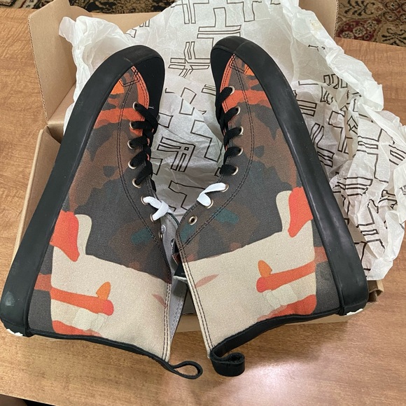 BLANX Unisex  PETER ODOR ZAMBO HIGH-TOP XY // MULTICOLOR size 12 M - Picture 3 of 9